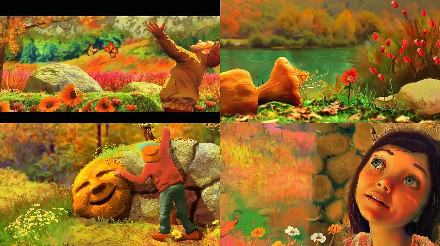 Autumn Hues and Whimsical Brushwork: An Homage to Impressionistic Warmth - Midjourney sref style