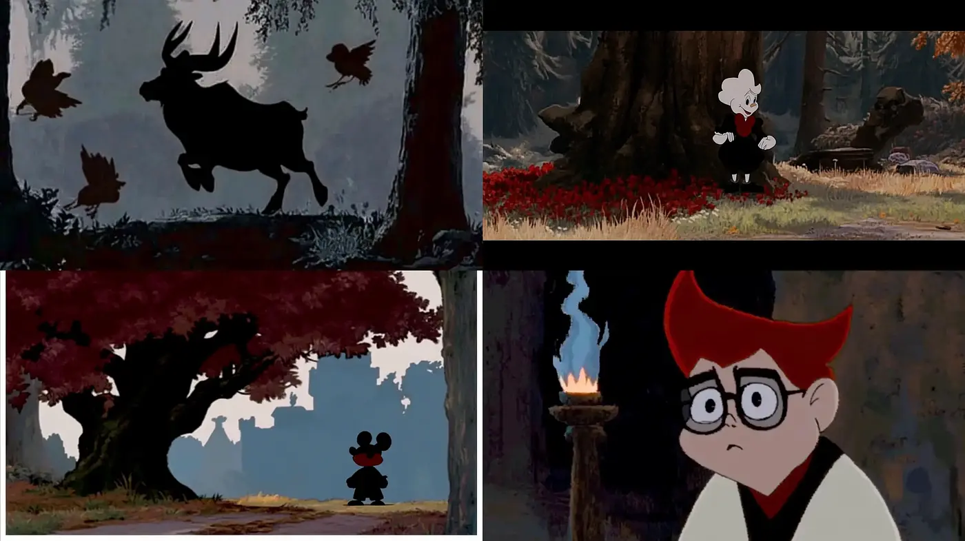 Enchanted Forest Whimsy: A Homage to Classic Animation Techniques - Midjourney sref style