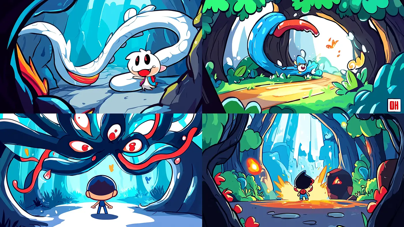 Expressive Stylized Animation with Vibrant Storybook Quality - Midjourney sref style