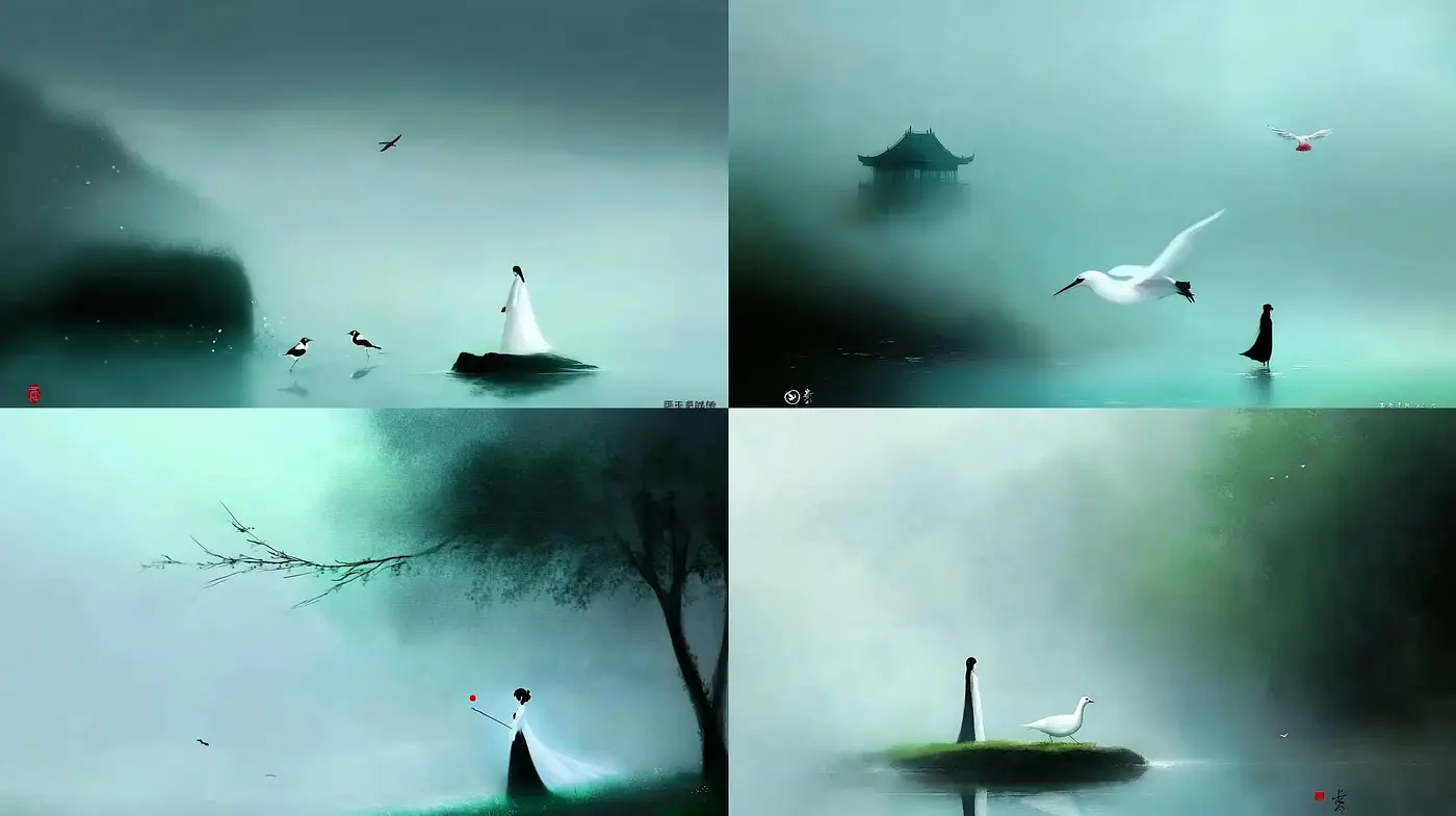 Ethereal Mist of Dreamlike Serenity - Midjourney sref style