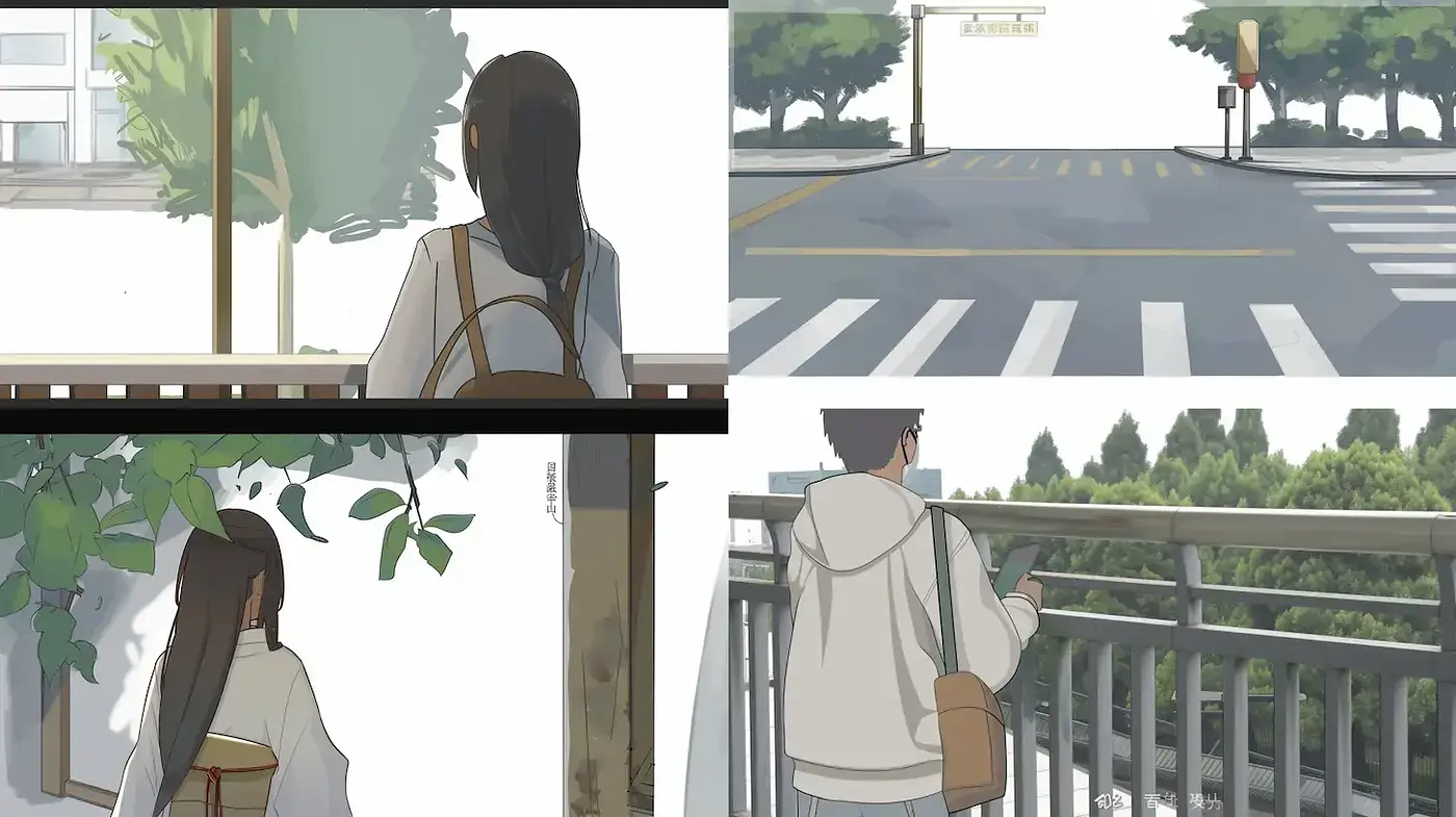 Serene Anime-Inspired Urban Tableaus - Midjourney sref style