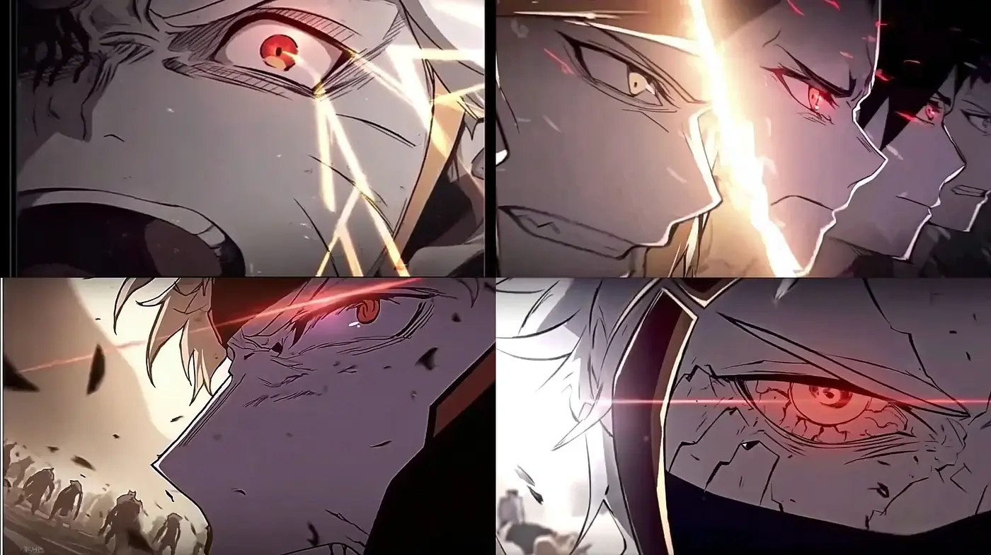 Dynamic and Intense Animated Style with a Dark Aesthetic - Midjourney sref style