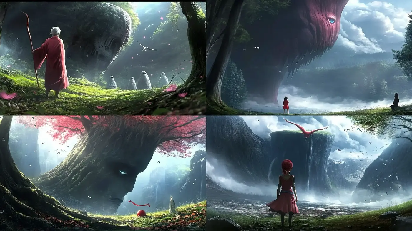 Ethereal Fantasy Symphony: Whispers of a Mystical Forest - Midjourney sref style
