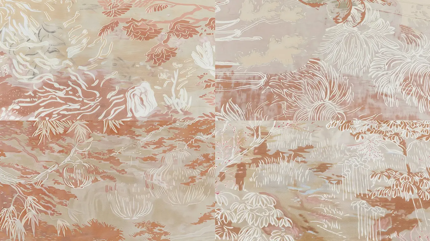 Ethereal Brushstrokes and Dreamlike Botanicals - Midjourney sref style