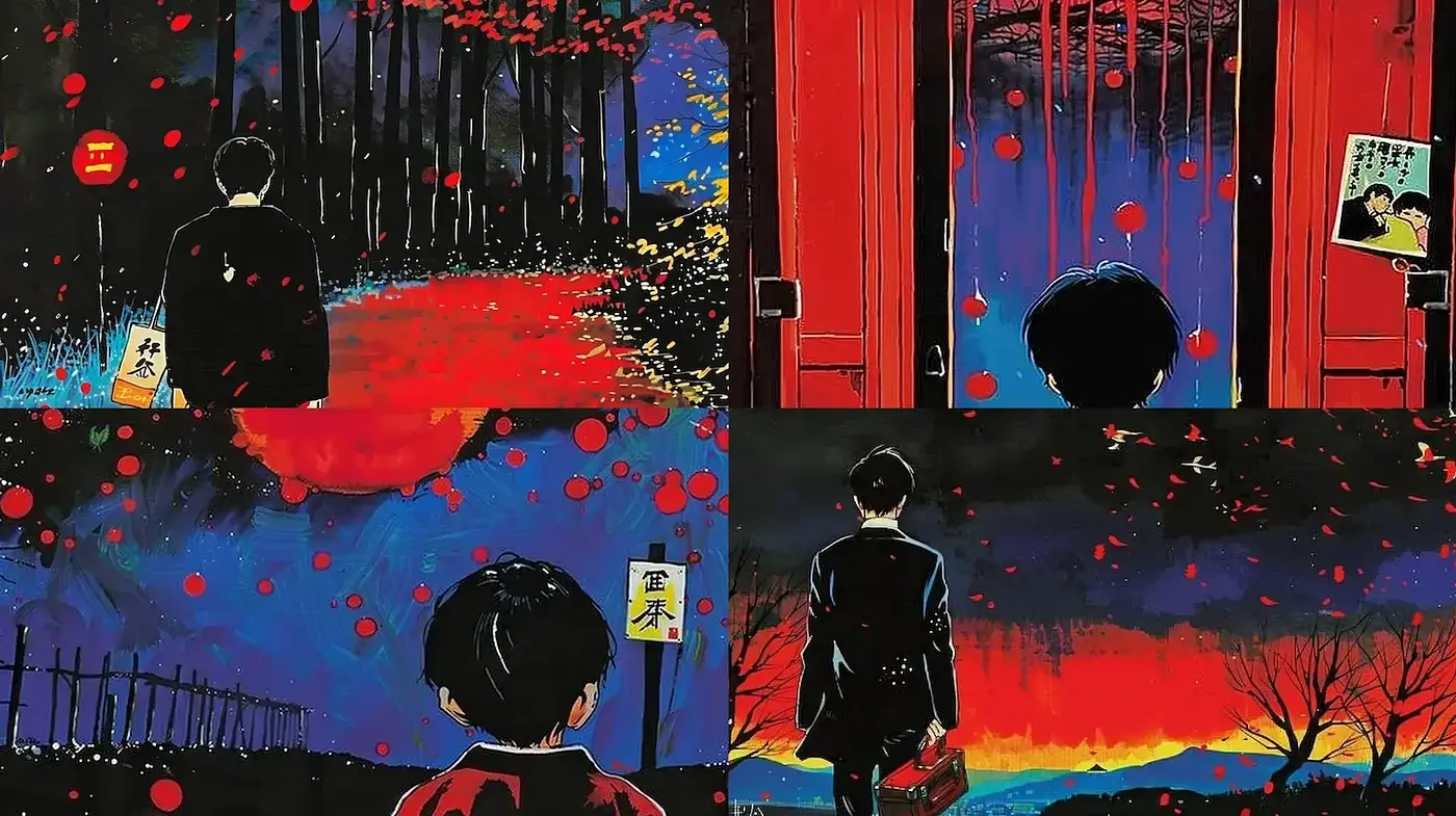 Vibrant and Emotional Exploration of Surreal Landscapes - Midjourney sref style