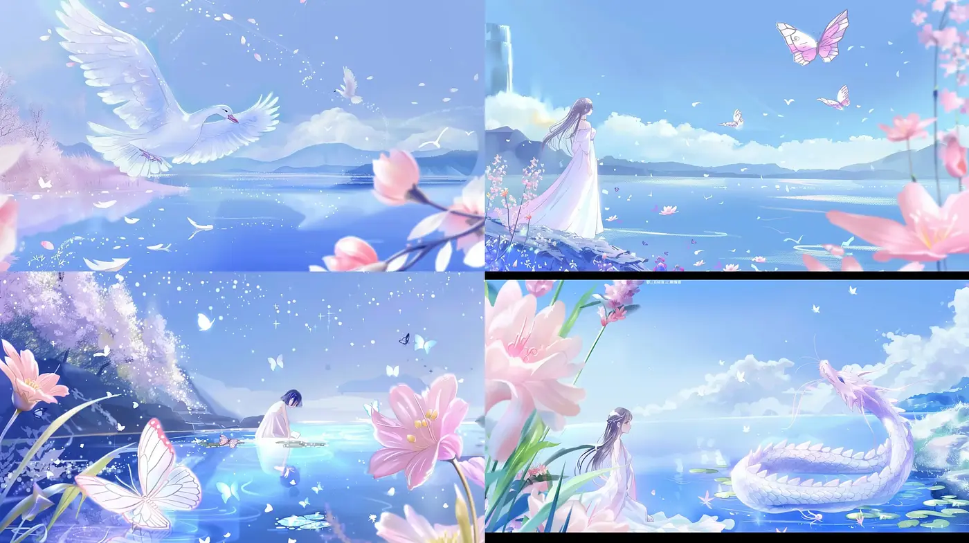 Ethereal Serenity in Pastel - A Visual Symphony of Dreamlike Bliss - Midjourney sref style