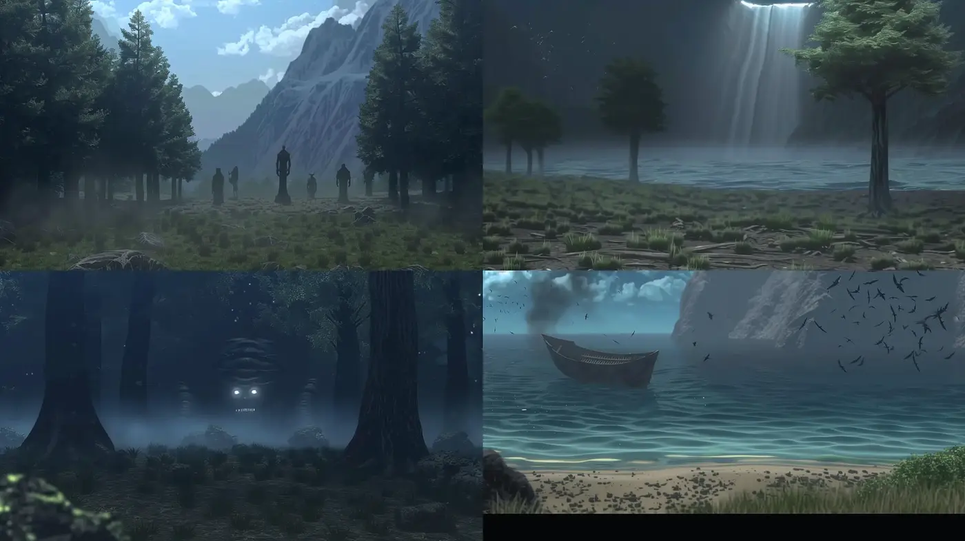 Ethereal Nature-Inspired Dreamscape Interpretations - Midjourney sref style