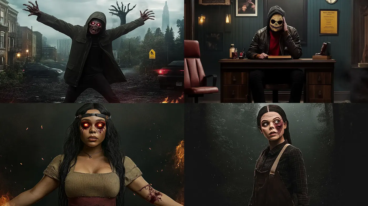 Post-Apocalyptic Cinematic Portraiture With Surreal Overtones - Midjourney sref style