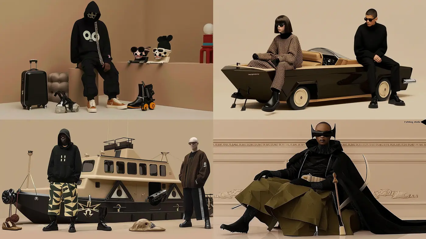 Sleek and Minimalist Urban Chic - Midjourney sref style