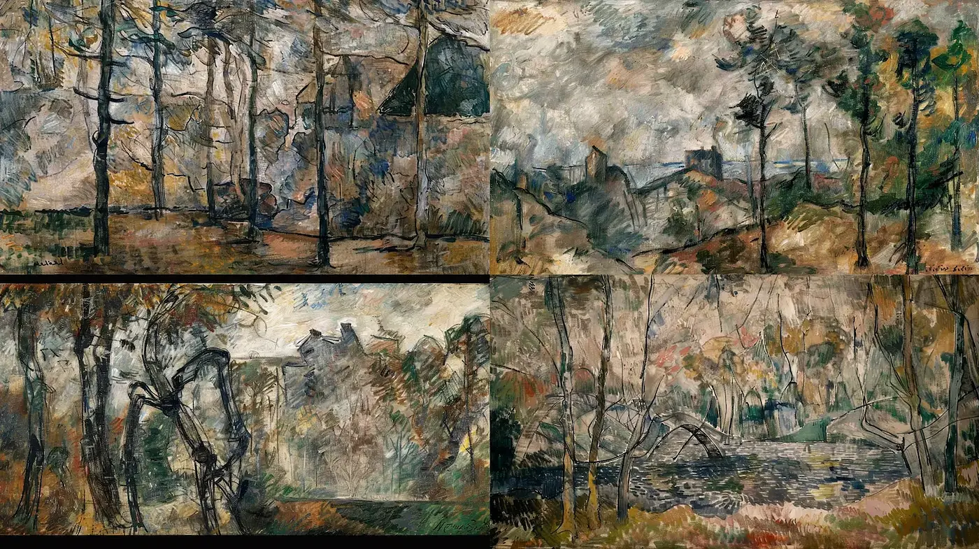 Impressionistic Landscape with Emotional Depth - Midjourney sref style