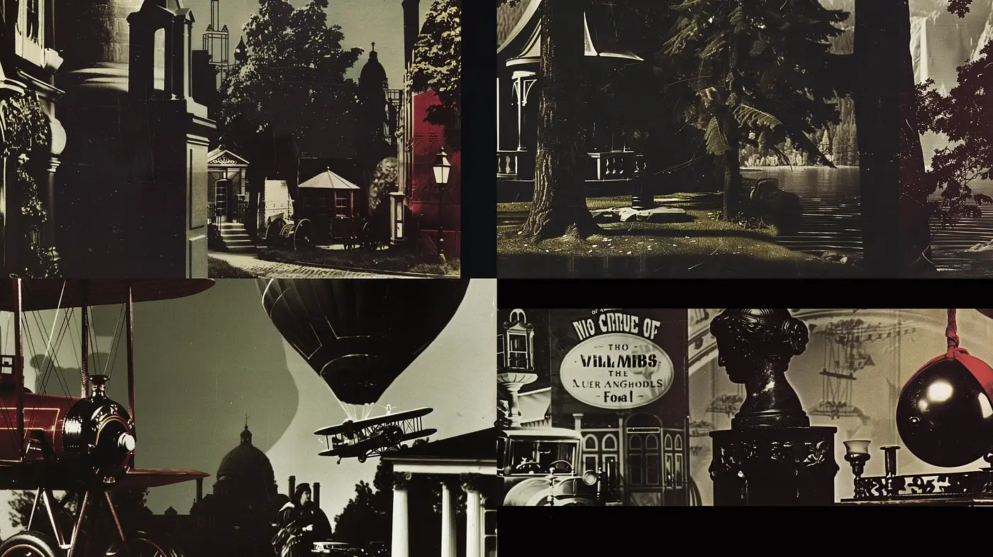 Ethereal Monochrome Views: A Study in Sepia Shades and Vintage Textures - Midjourney sref style