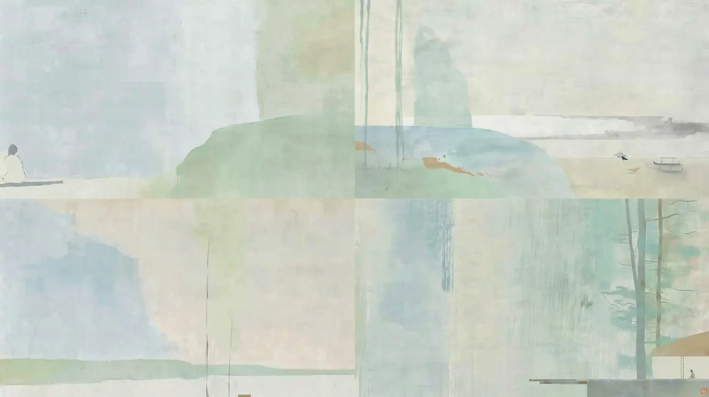 Serene Pastel Washes with Ethereal Visions - Midjourney sref style