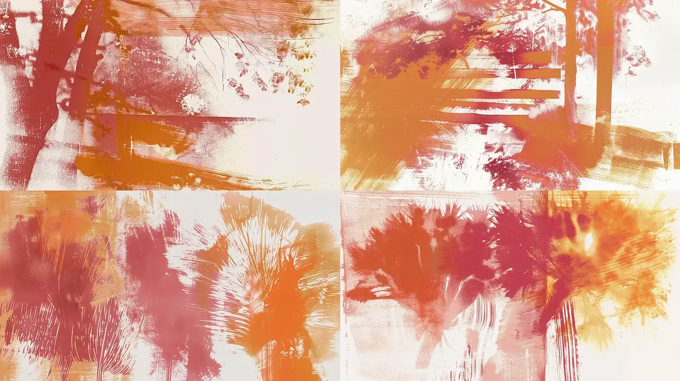 Ethereal and Inviting Abstract Composition with Naturistic Hues - Midjourney sref style
