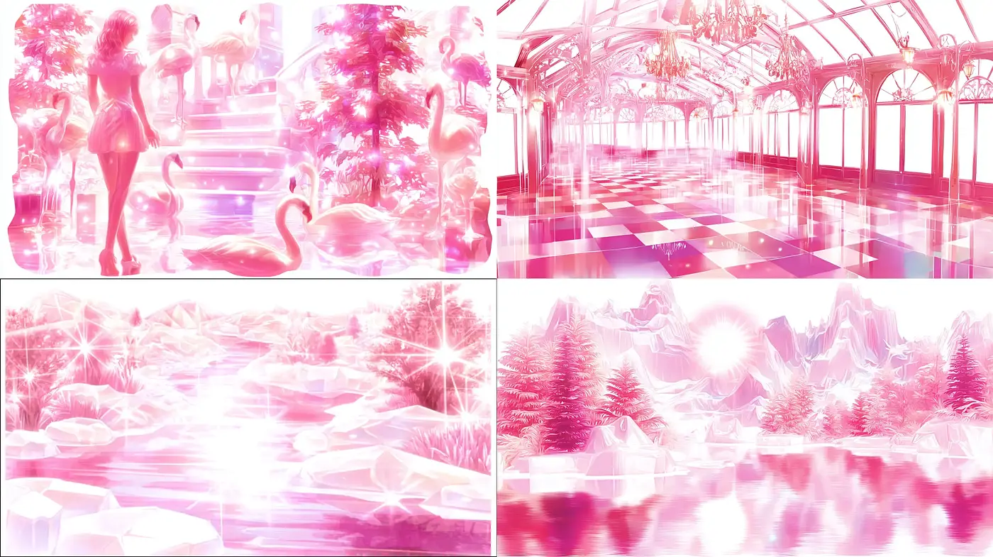 Dreamlike Pastel Landscape and Interior Aesthetics with a Touch of Whimsy - Midjourney sref style