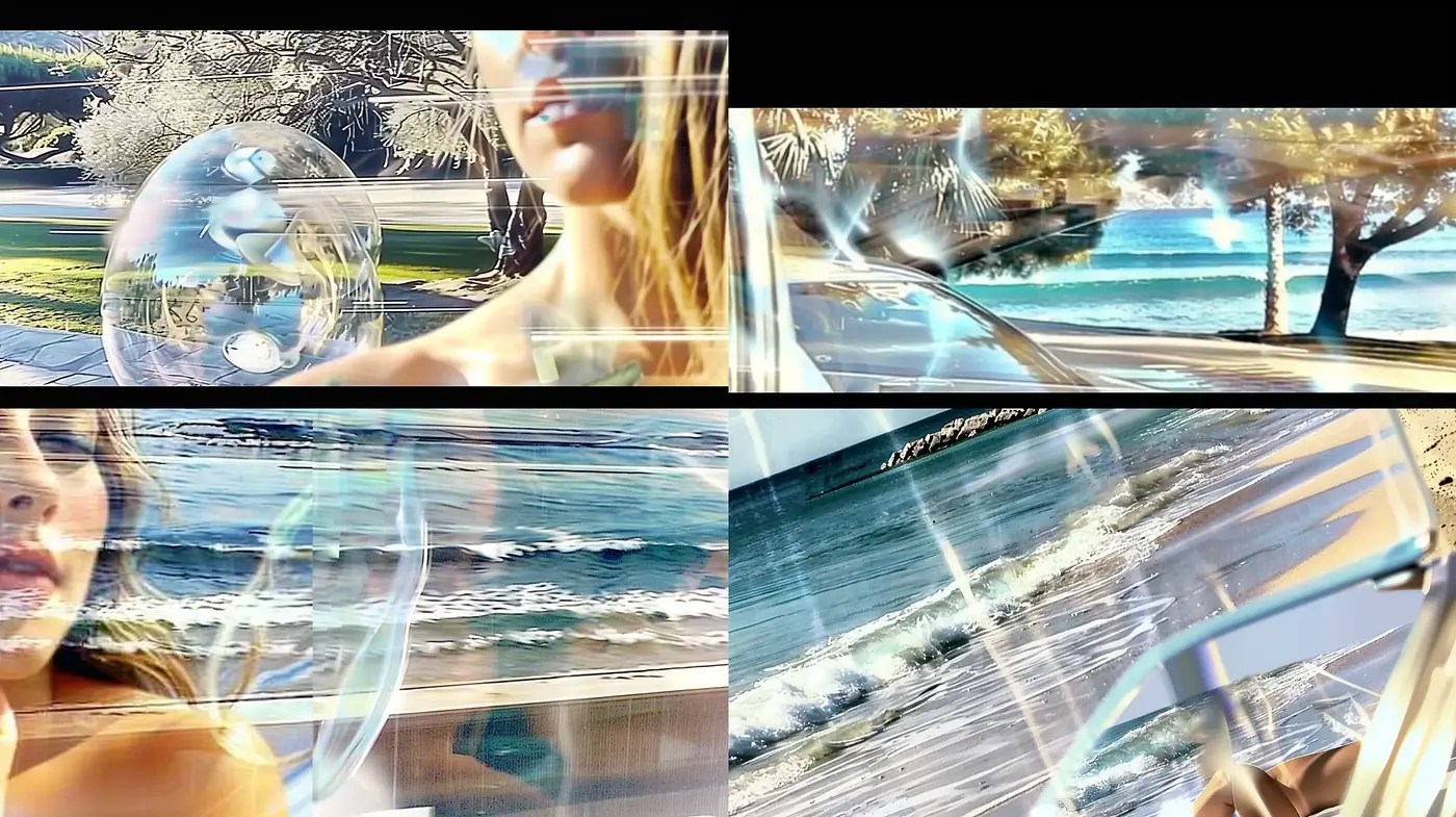 Ethereal Light-Drenched Dreamscapes with Surrealist Overtones - Midjourney sref style