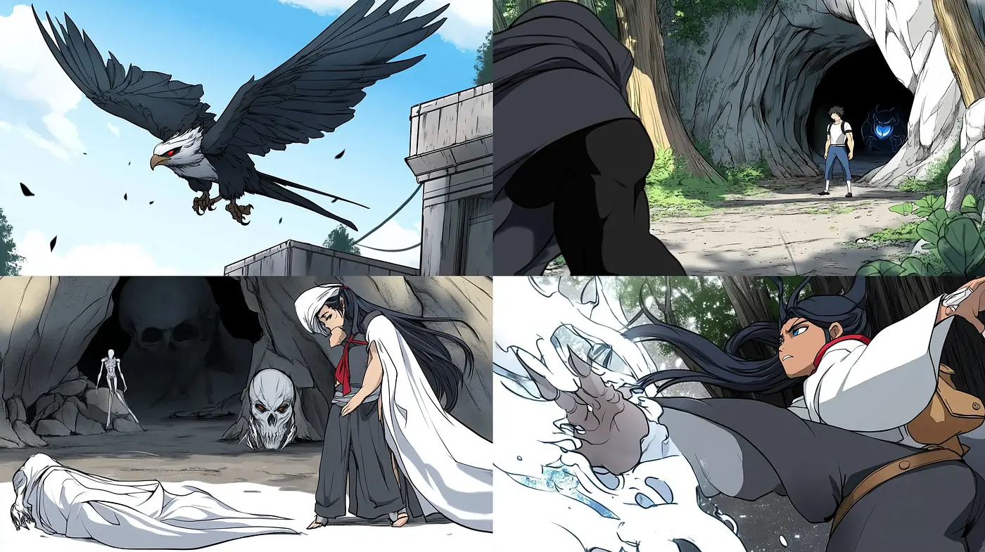 Dynamic Anime-Inspired Adventure Visuals - Midjourney sref style