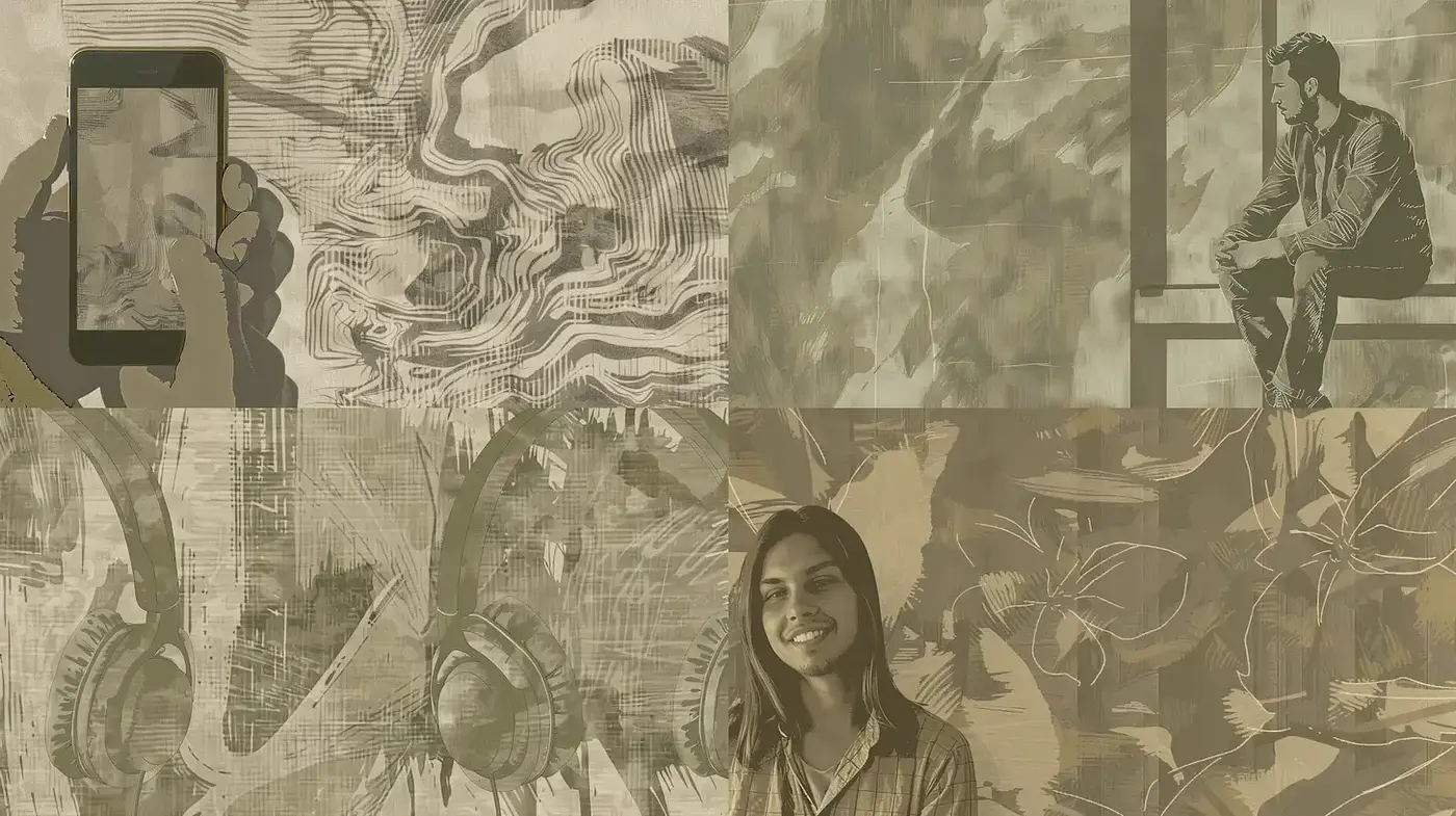 Subtle and Textured Exploration of Emotion in a Muted Color Palette - Midjourney sref style