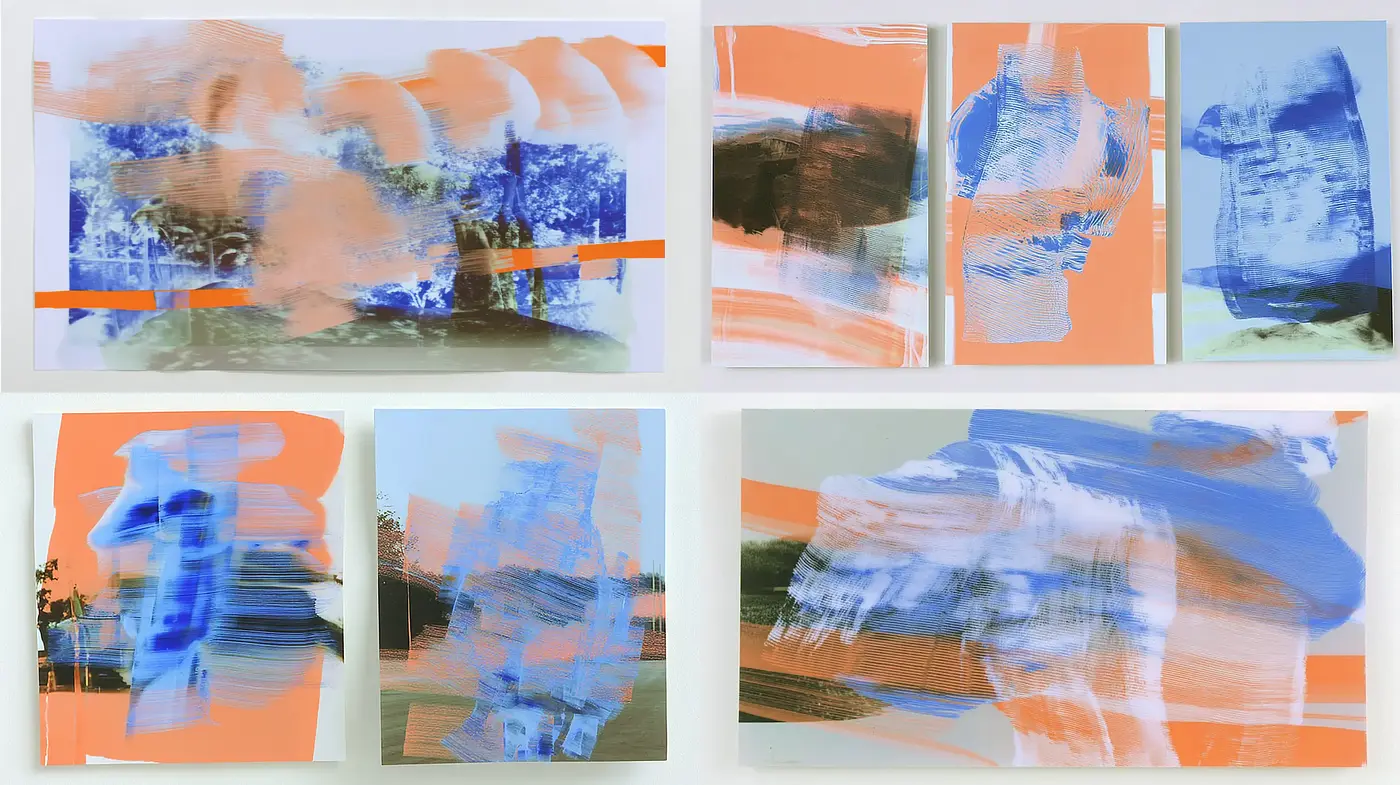 Semi-abstract brushstrokes with vibrant coloration and a contemporary mood - Midjourney sref style