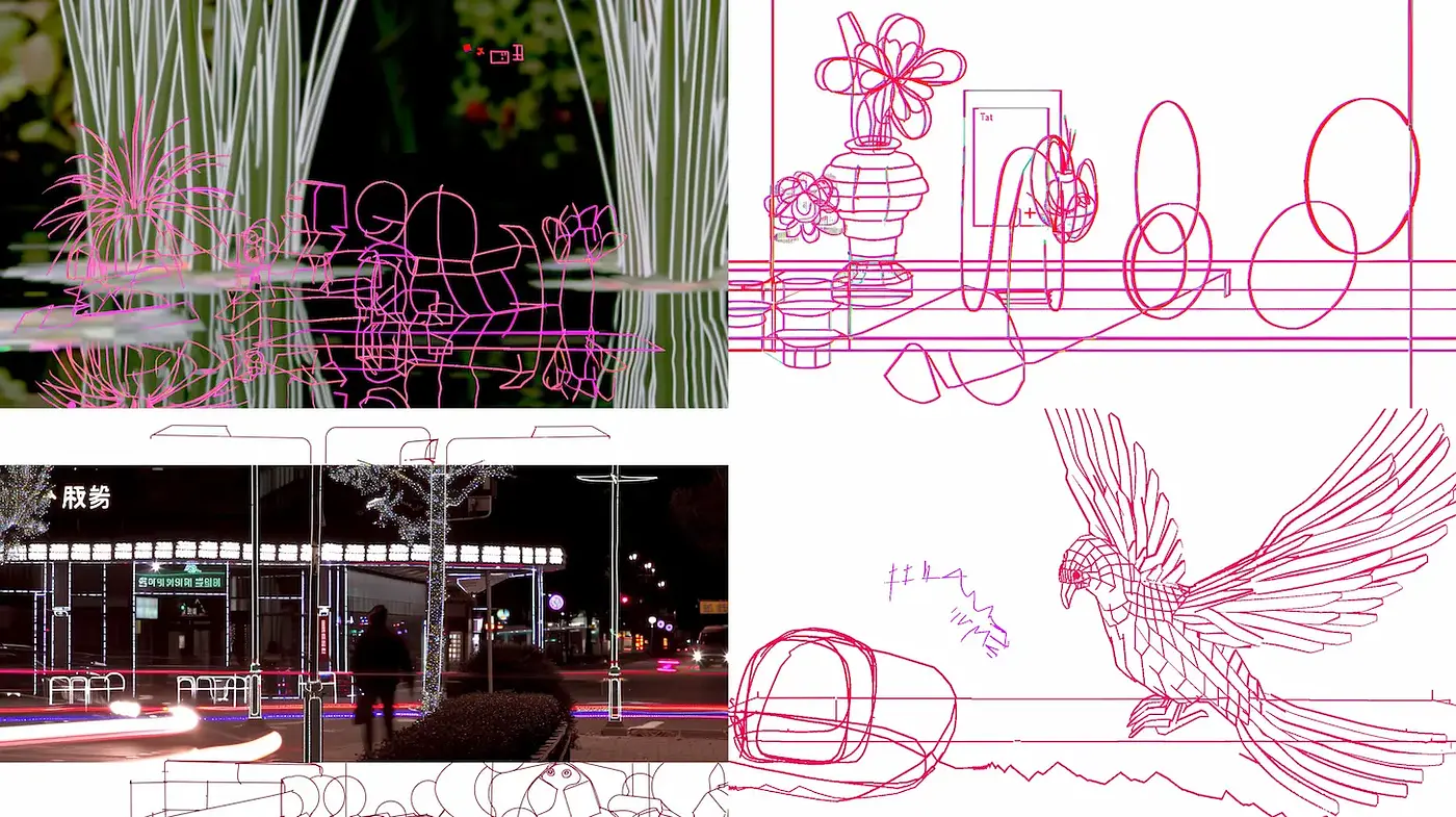 Contemporary Line Art with Minimalistic Charm - Midjourney sref style