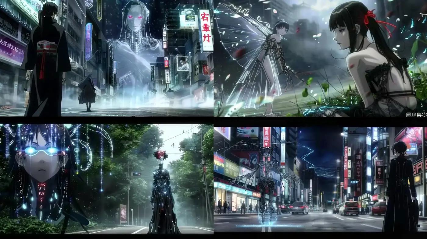 Cyberpunk Nightscape: An Ethereal Neon Dream - Midjourney sref style