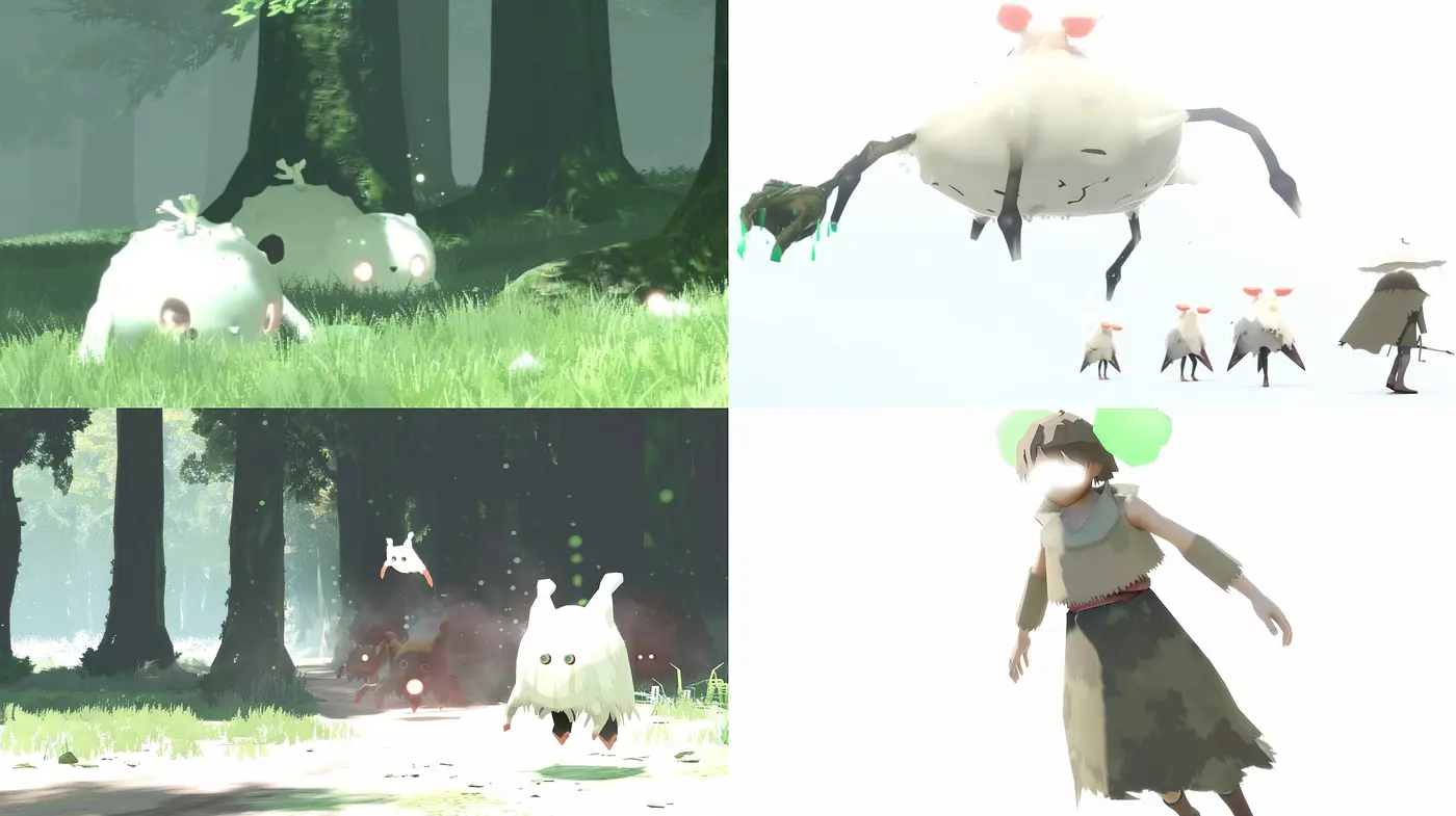 Ethereal Forest Whimsy: A Luminous Contemporary Digital Pastel Enchantment - Midjourney sref style