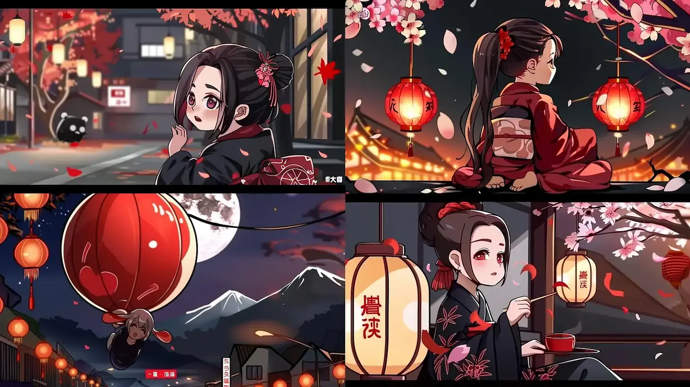 Dynamic and Enchanting Visuals with a Cultural Touch - Midjourney sref style