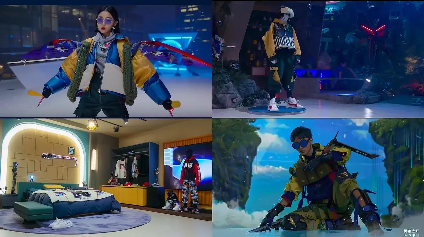 Futuristic urban aesthetic with vibrant pop culture influences - Midjourney sref style