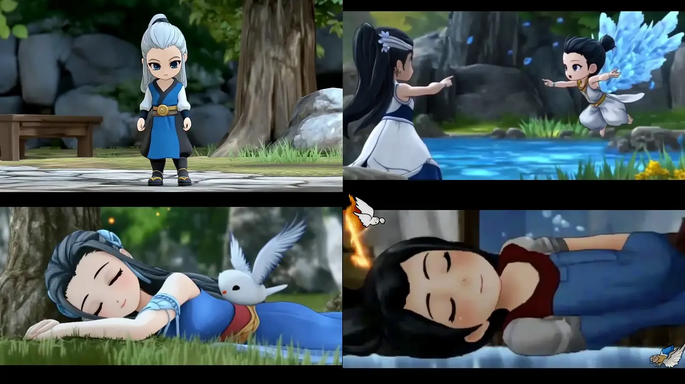 Whimsical Anime-Inspired Digital Animation - Midjourney sref style