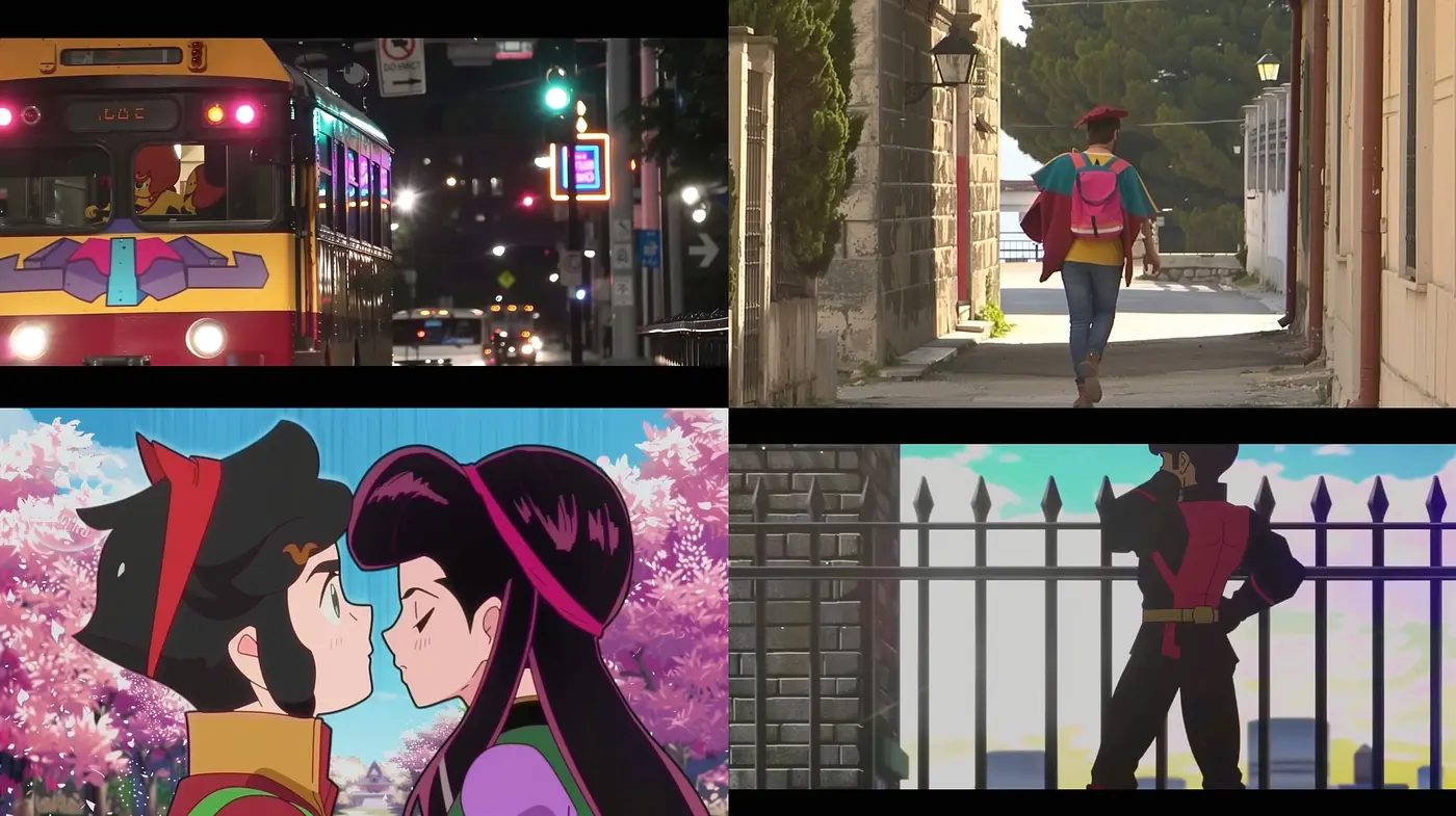 Luminescent Hues and Animated Realism in Urban Dreamscapes - Midjourney sref style