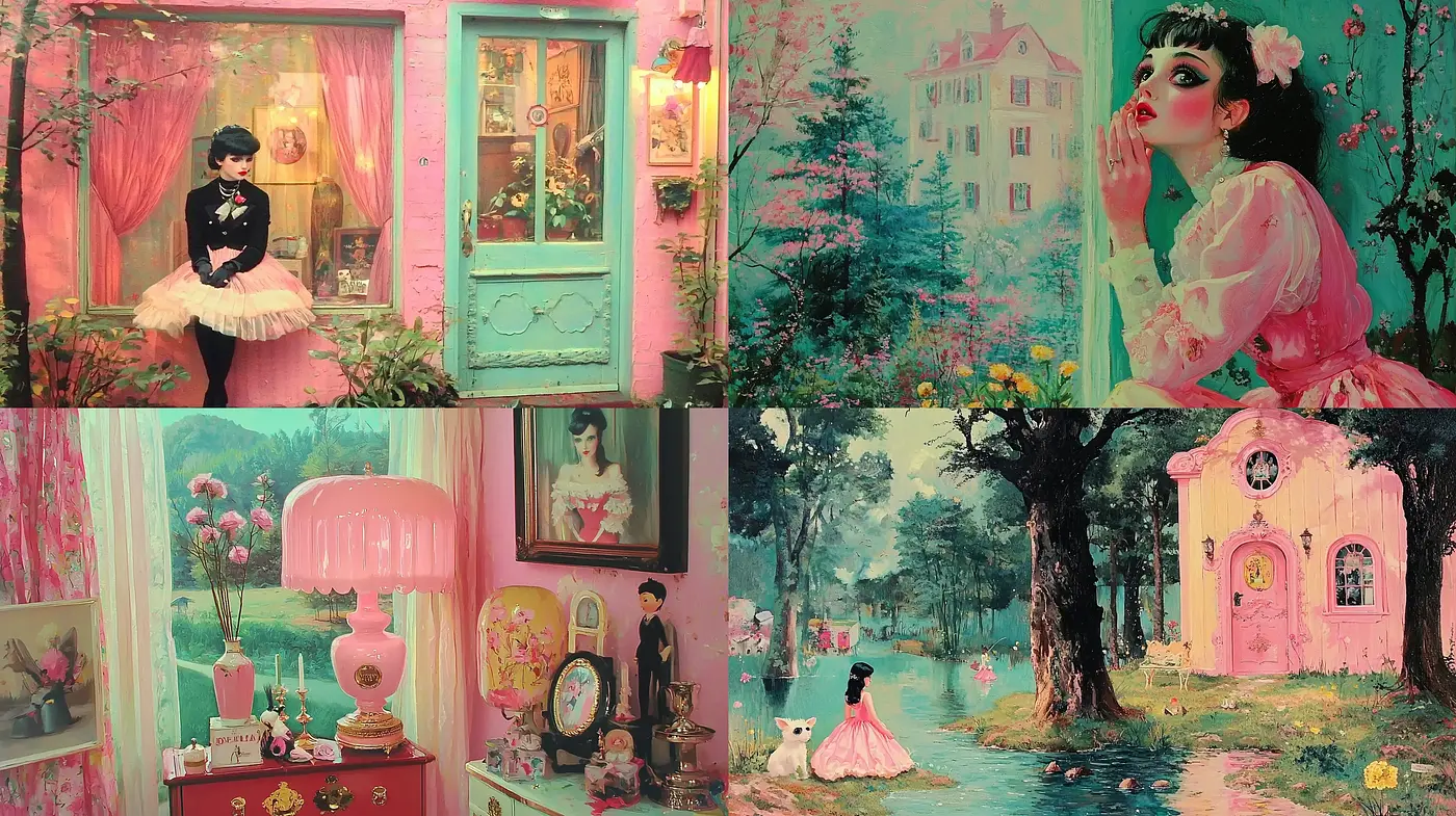 Enchanted Whimsy: A Dreamlike Dive into Pastel Storybook Elegance - Midjourney sref style