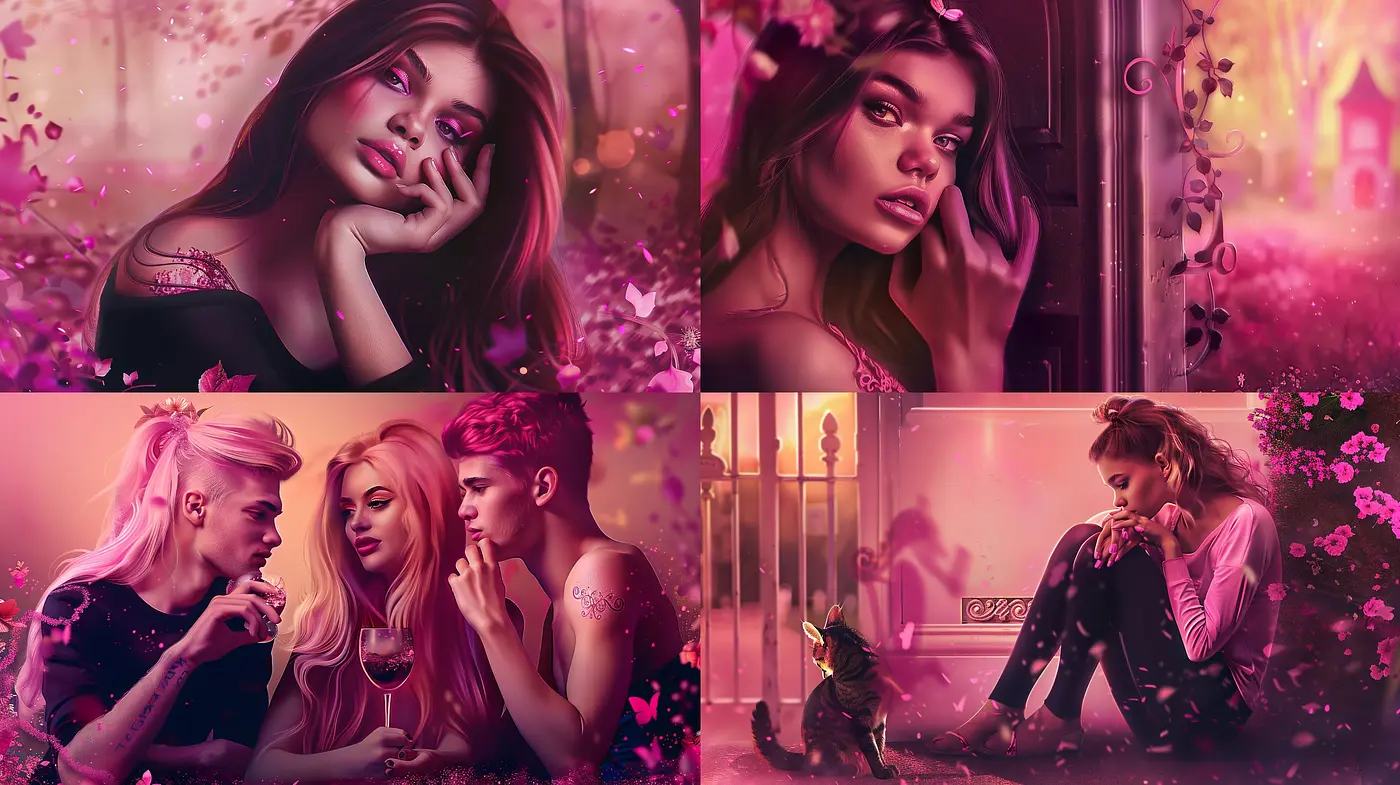 Romanticized Ethereal Hues in Magical Realism - Midjourney sref style