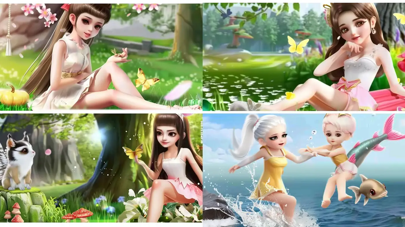 Enchanted Realism and Whimsical Serenity in Digital Art - Midjourney sref style