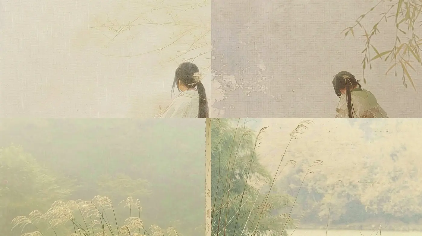 Ethereal Serenity: A Consistent Dream-like East Asian Inspired Aesthetic - Midjourney sref style