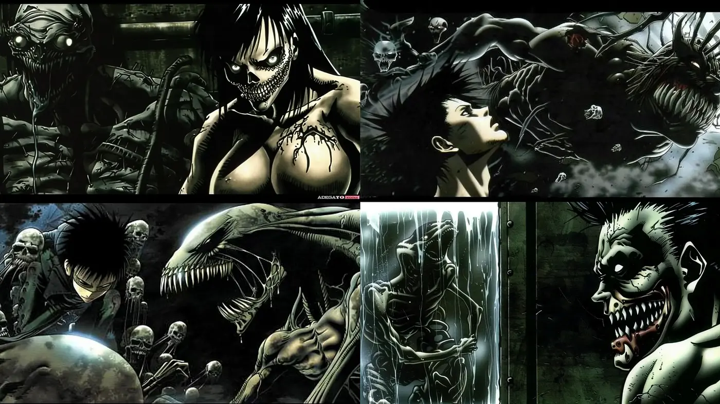 Gothic Horror and Dark Fantasy Fusion - Midjourney sref style