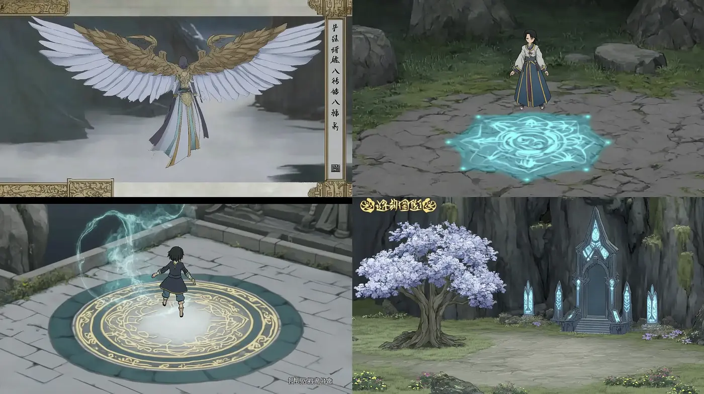 Enigmatic Anime-Inspired Ethereal Scenes with a Mystical Ambiance - Midjourney sref style