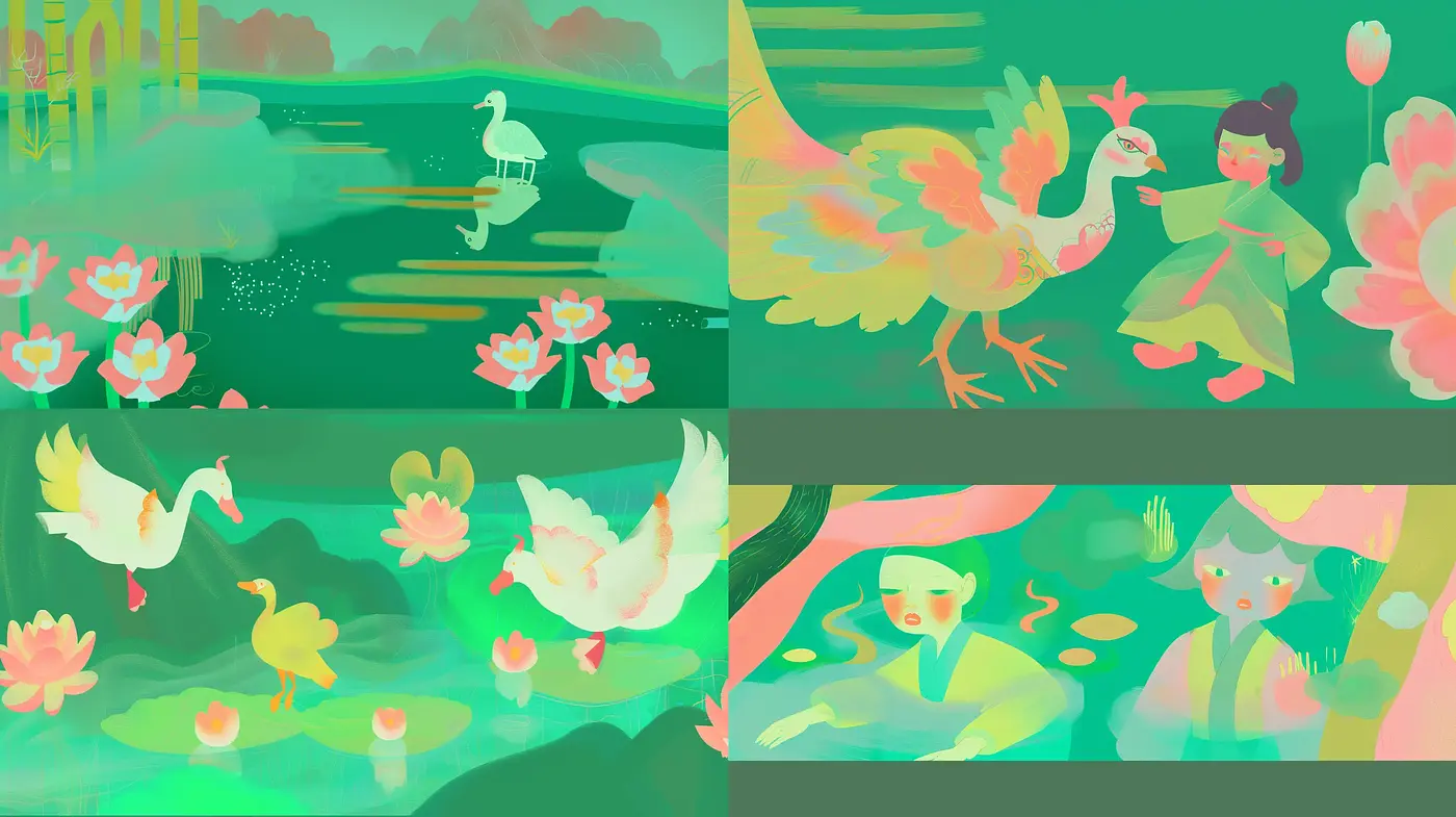 Surreal Pastel Dreamscape of a Fantastical Nature Scene - Midjourney sref style
