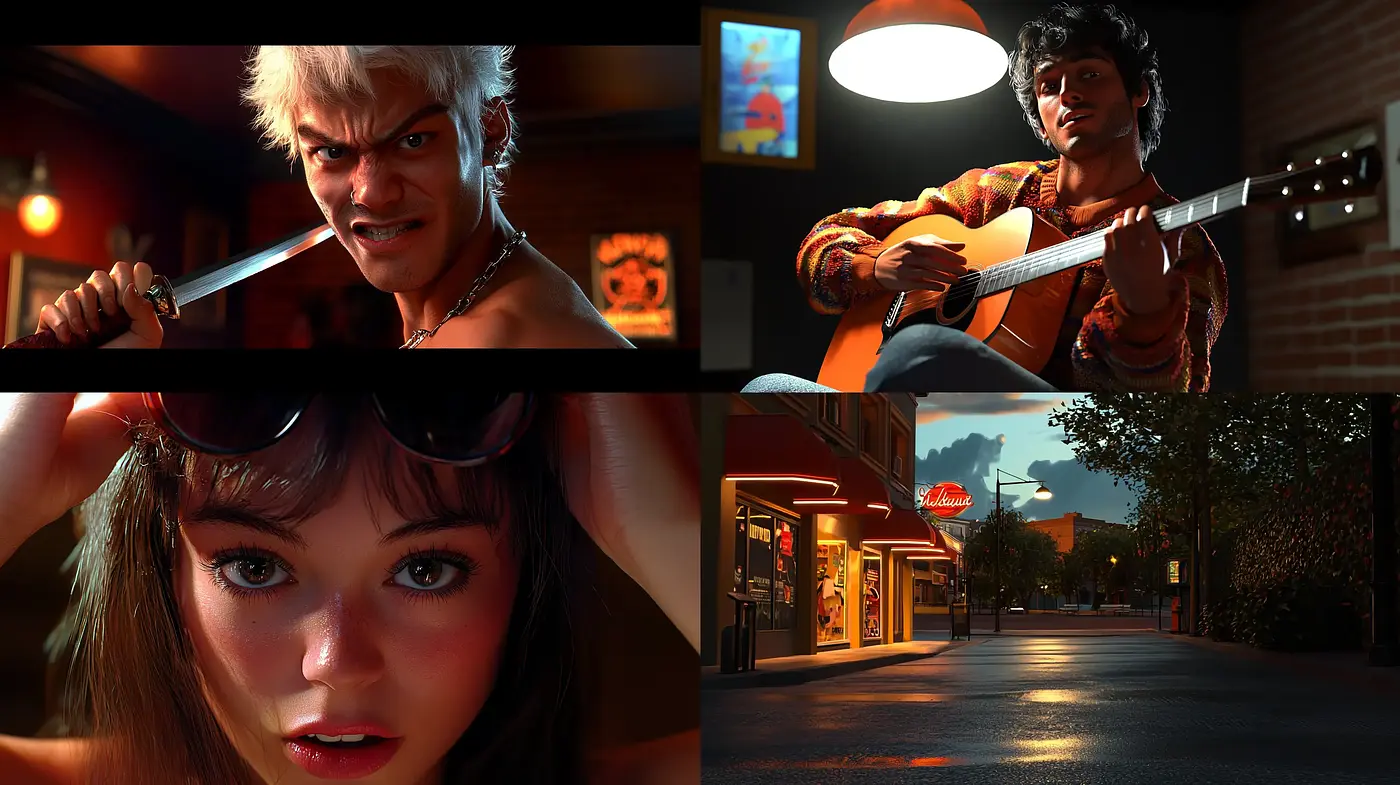 Warm Cinematic Glow and Textural Realism - Midjourney sref style