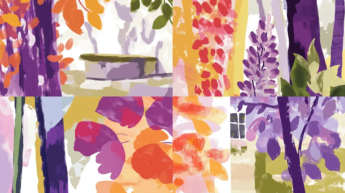 Whimsical Brushwork and Harmonious Color Symphony - Midjourney sref style