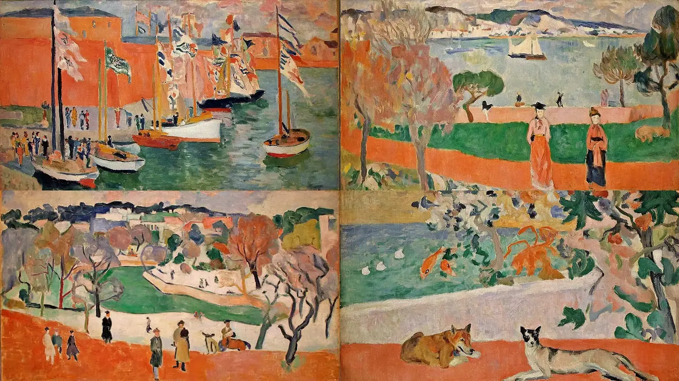 Vibrant and Whimsical Coastal Scenes with a Playful Aesthetic - Midjourney sref style