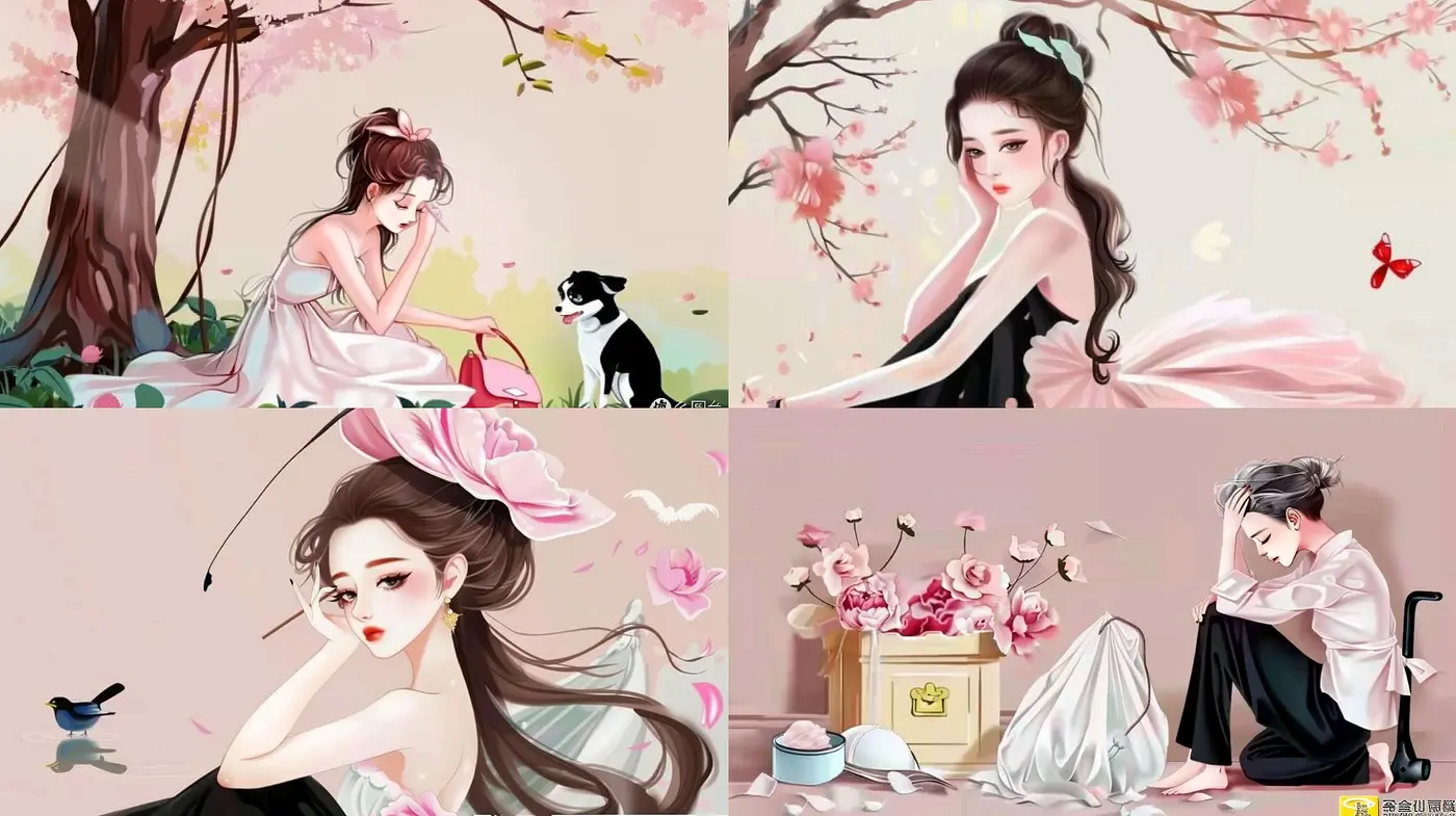 Ethereal Elegance in Pastel: An Artistic Homage to Serenity and Grace - Midjourney sref style