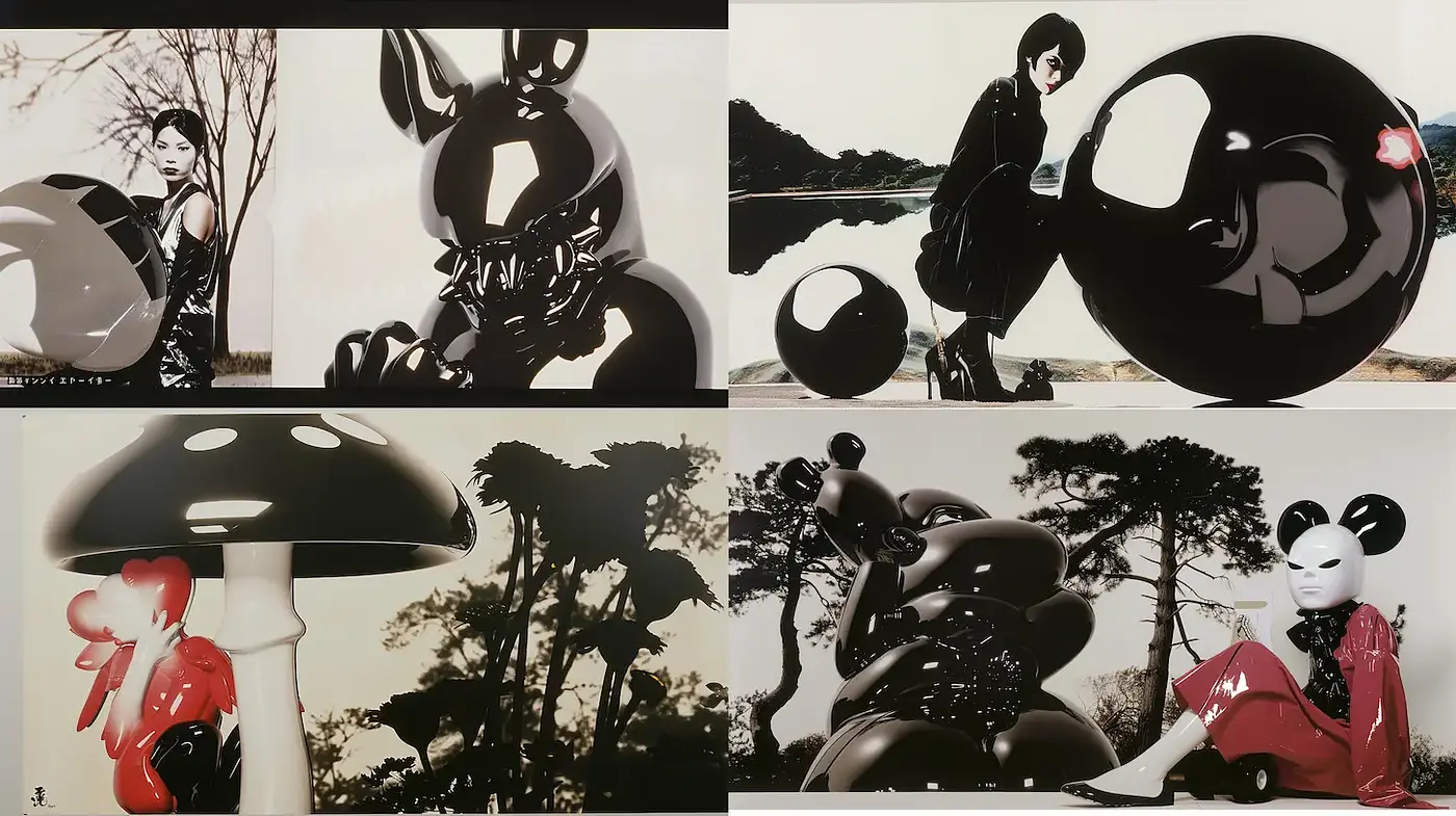 Futuristic Urban Surrealism with a Playful Aesthetic - Midjourney sref style