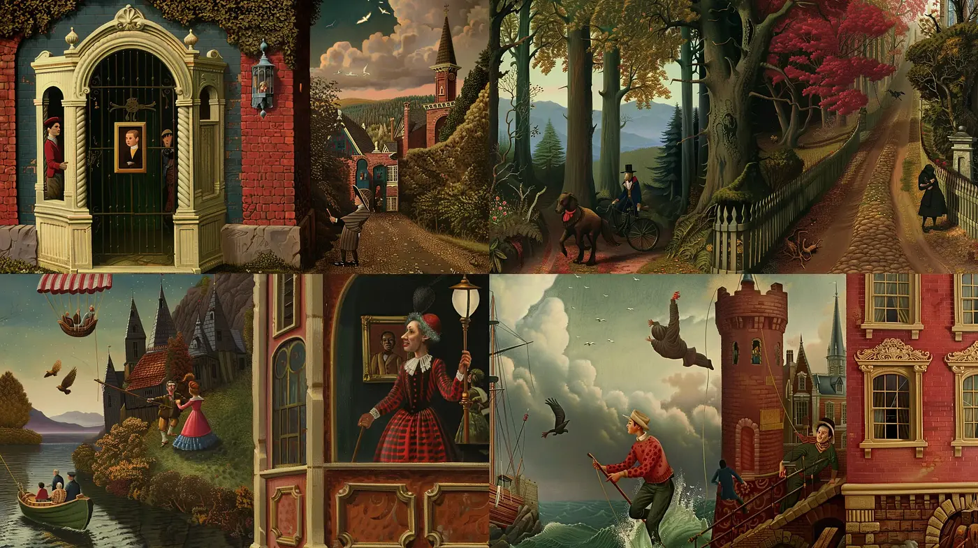 Enigmatic Renaissance Revival in Pixel-Perfected Vistas - Midjourney sref style