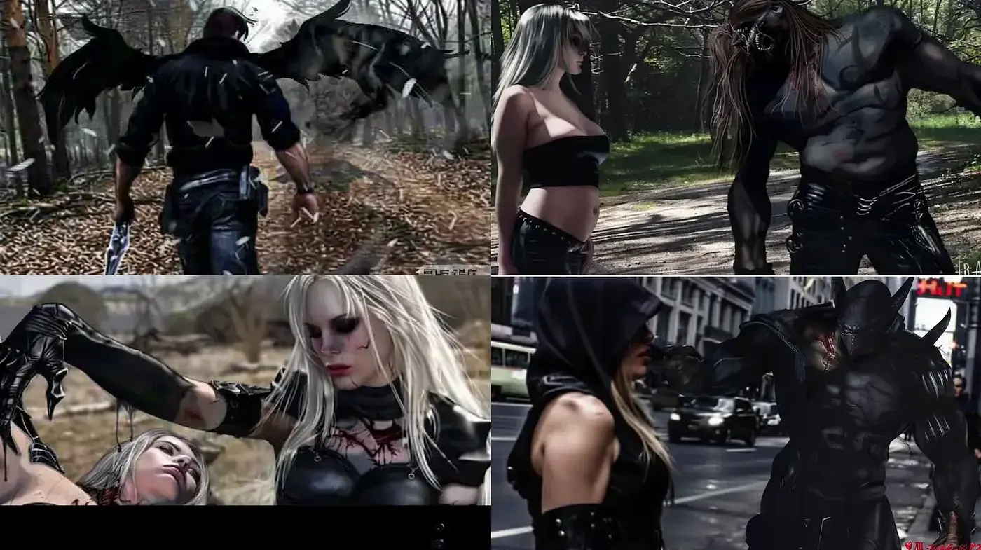 Dark and Edgy Surrealism with a Cinematic Flair - Midjourney sref style
