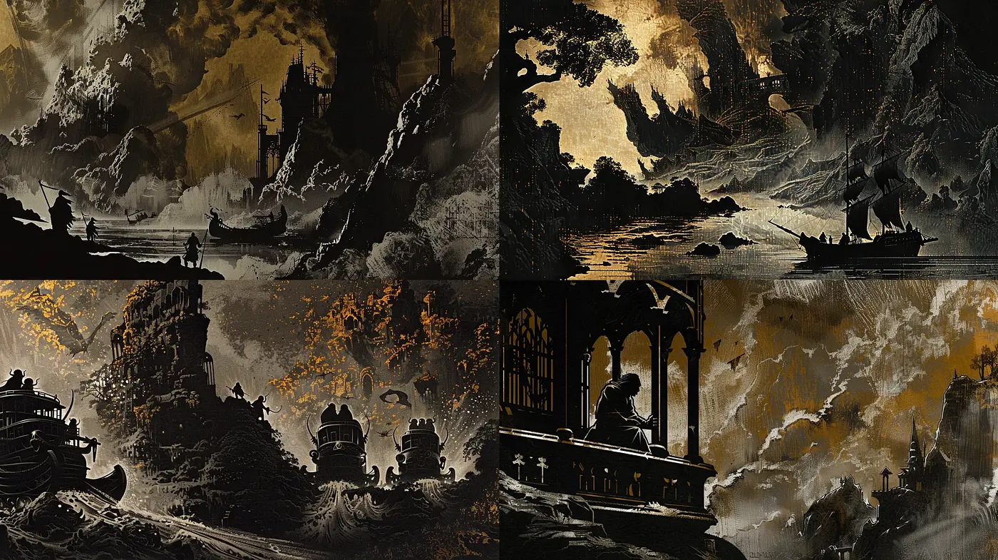Echoes of Ukiyo-e: A Homage to Atmospheric Edo-period Woodblock Prints - Midjourney sref style