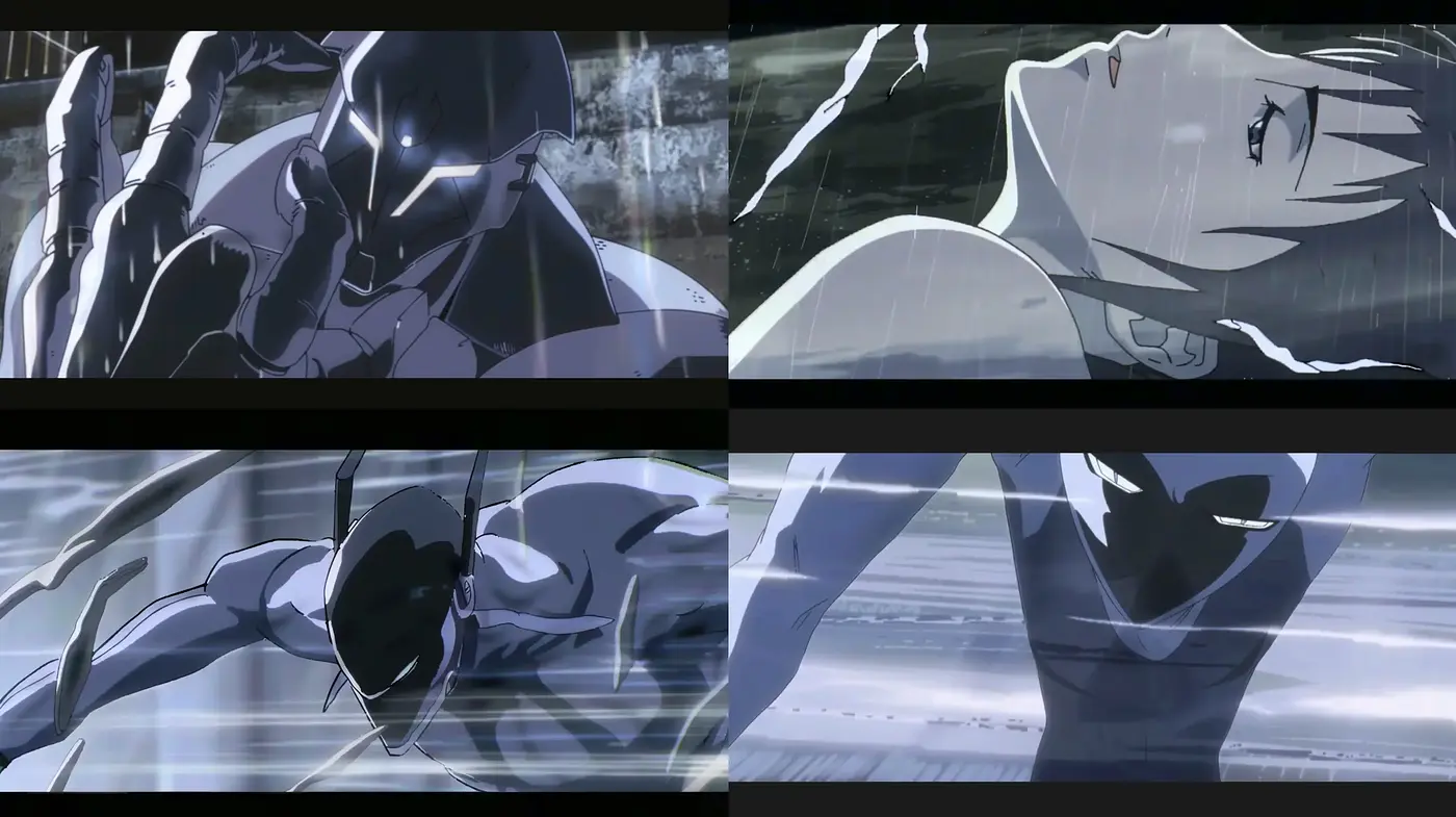Ethereal Monochrome Dreamscape: A Homage to Noir Anime Aesthetics - Midjourney sref style