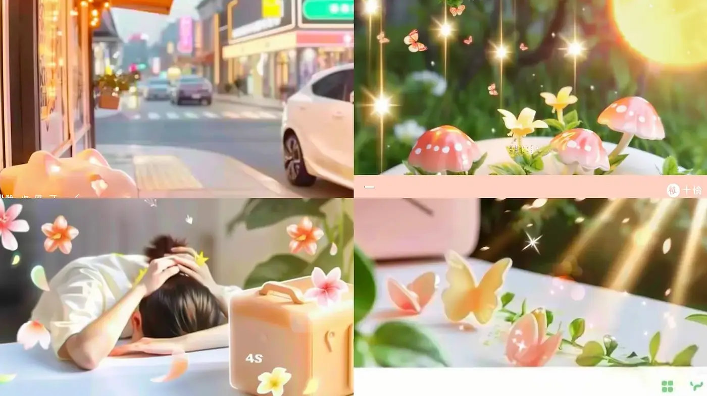 Delicate and Whimsical Aesthetic with Soft Nature Influences - Midjourney sref style