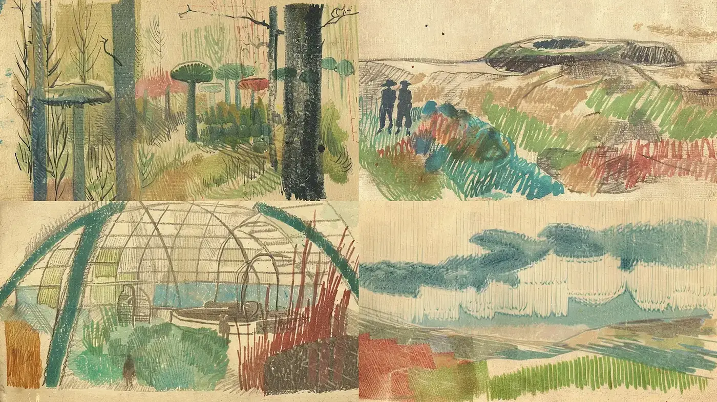 Rustic Hues of Timeless Serenity - Midjourney sref style