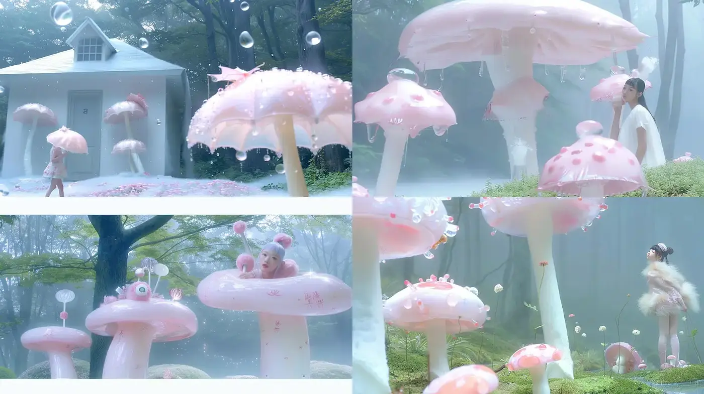 Whimsical Surrealism with Soft Dreamy Aesthetics - Midjourney sref style