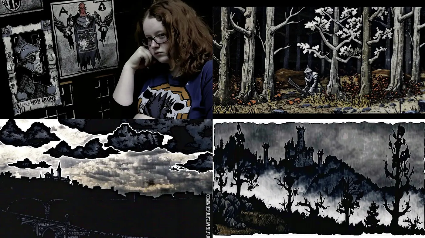 Gothic Reverie: A Dark and Enigmatic Artistic Exploration in Monochromatic Tones - Midjourney sref style