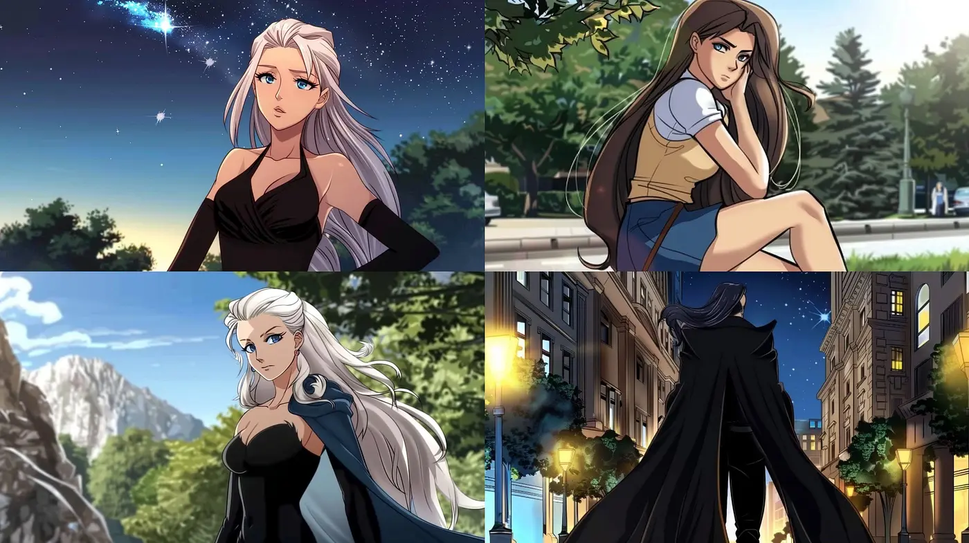 Twilight Ambiance in Lush Animated Realms: A Study of Consistent Color and Emotive Style - Midjourney sref style